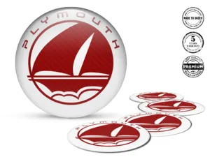 Plymouth Ruota Adesivi Edizione Stile Silicone Lusso